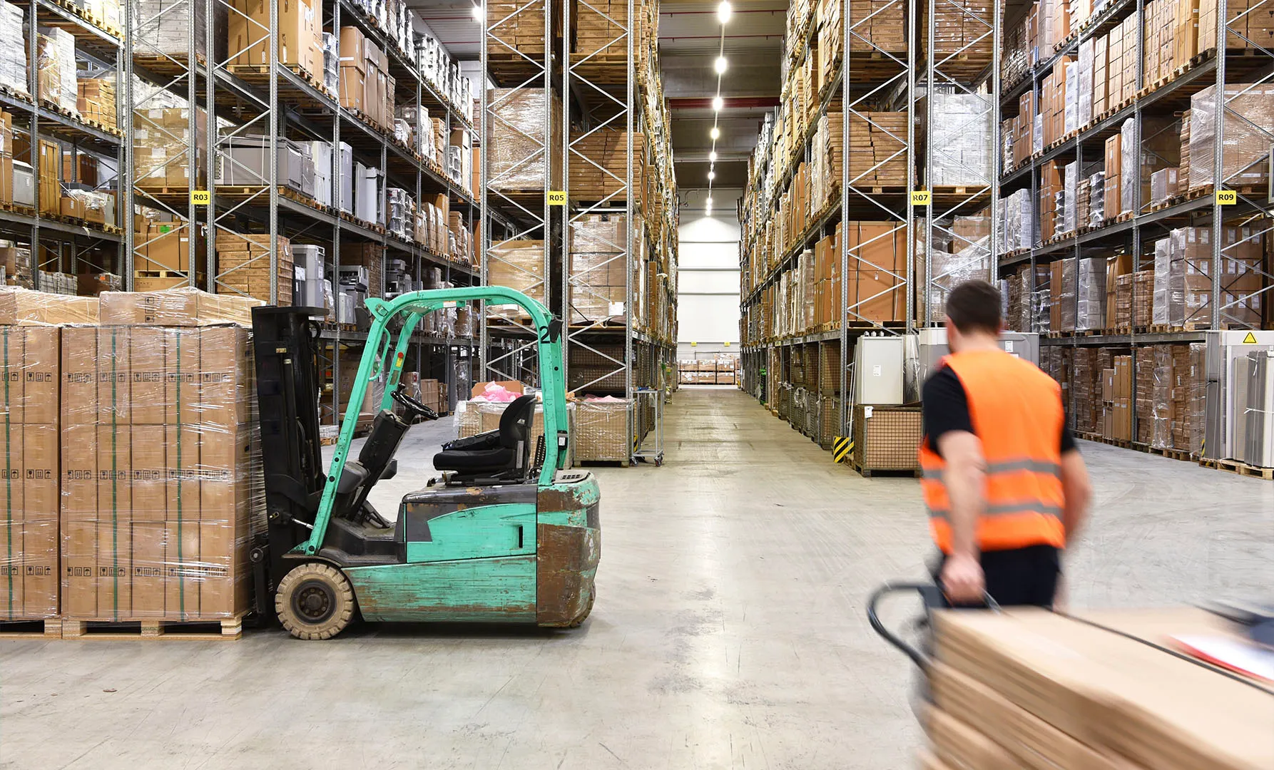 Almacén de mercancía.